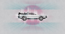 Фотообои в стиле ретро Factura GEOMETRY BACK TO THE FUTURE 5